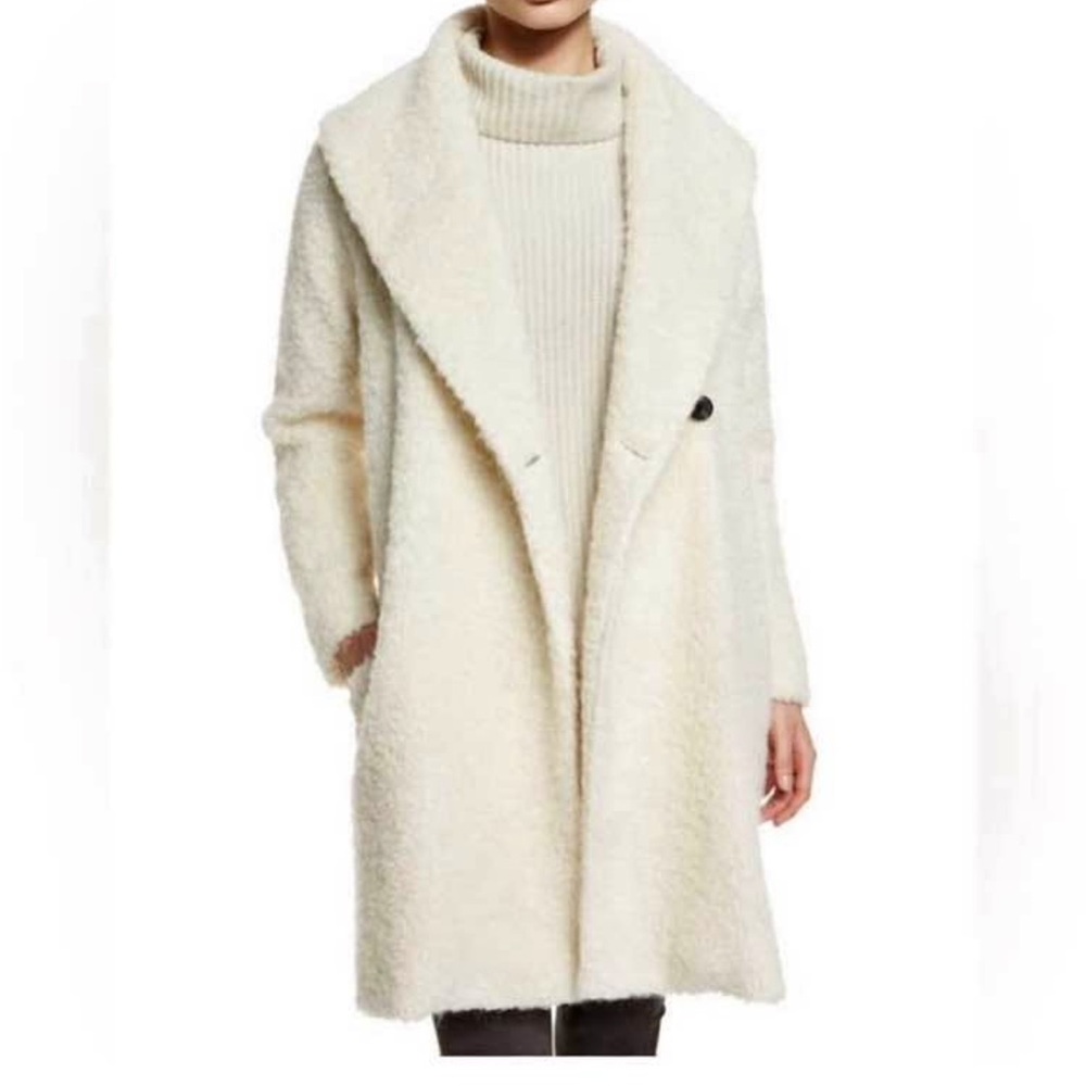 Vince Cream Wool Coat